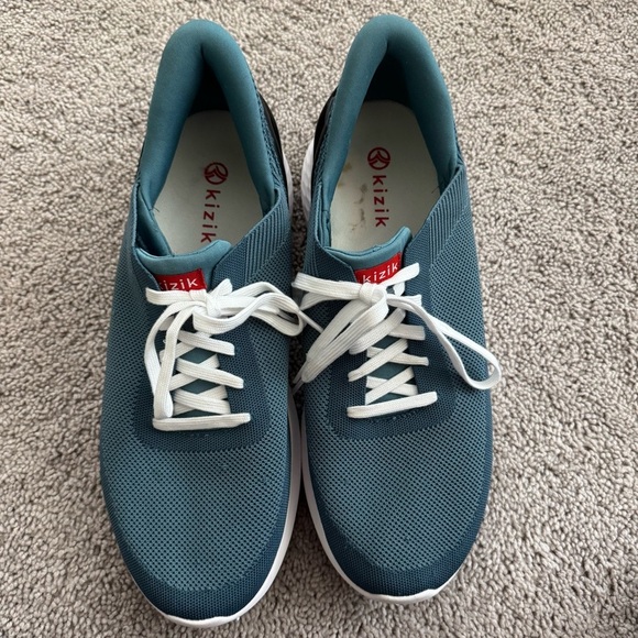 Kizik Athens Sneakers in Deep Sea Mens Size 13 Womens 14.5 Hands Free Sip On - Picture 4 of 12